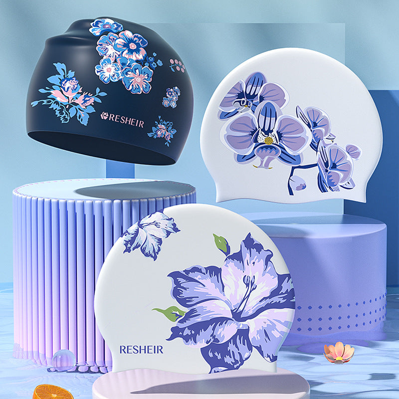 Wholesale Silicone Waterproof Swim Cap Swimwear